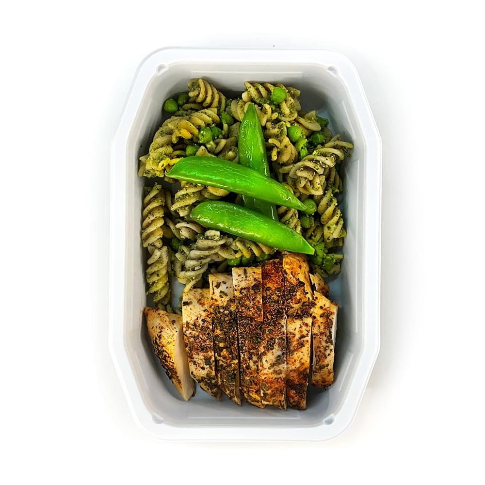 Green Pesto Chicken Pasta